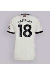 Manchester United Casemiro #18 Jalkapallovaatteet Kolmaspaita 2024-25 Lyhythihainen